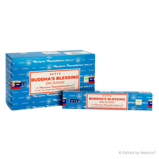 Buddha's Blessing - Satya Incense Sticks 15g x 12 Pack