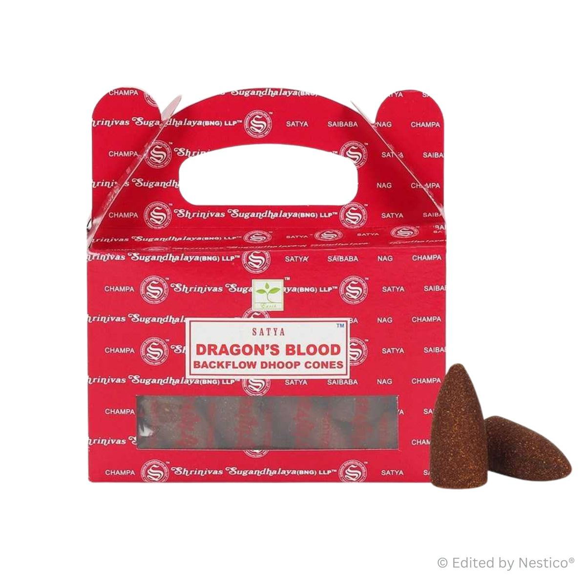 Dragon's Blood - Satya Backflow Incense Cones