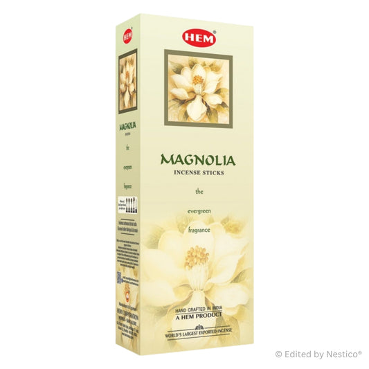Magnolia - Hem Incense Sticks 20g x 6 Hex Pack