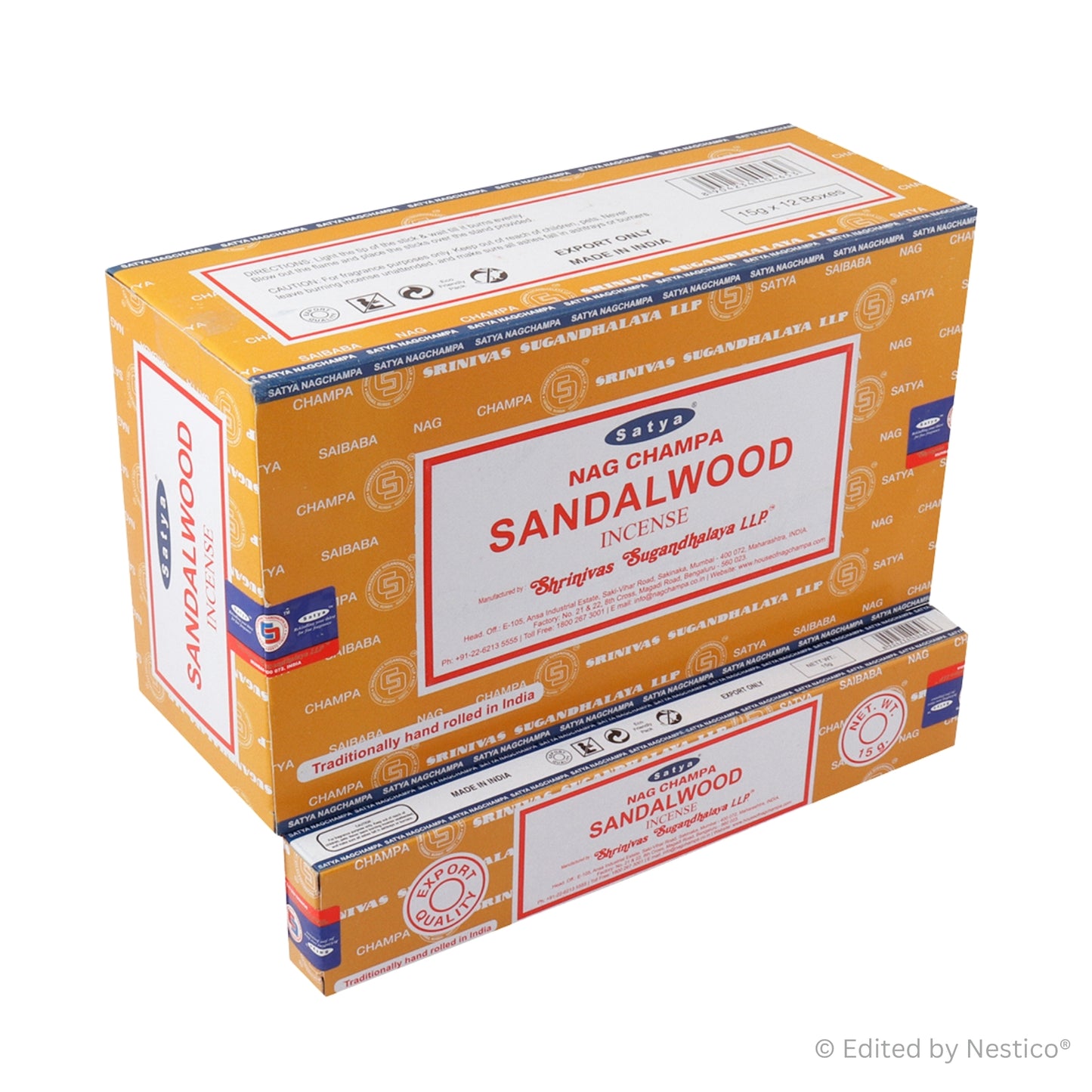Nag Champa Sandalwood - Satya Incense Sticks
