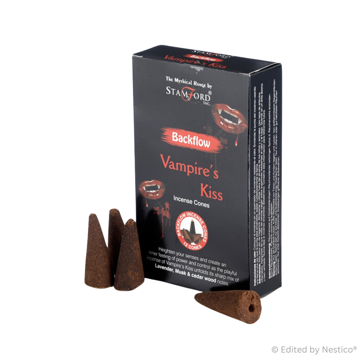 Vampire's Kiss - Stamford Backflow Incense Cones