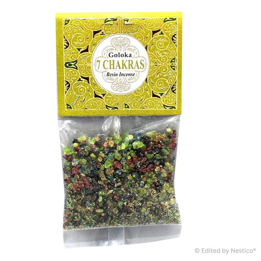 Goloka 7 Chakras Resin Incense - 30g