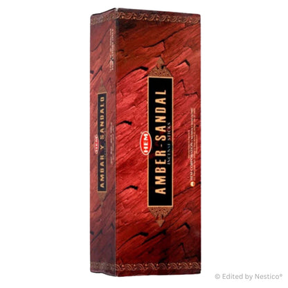 Amber Sandal - Hem Incense Sticks