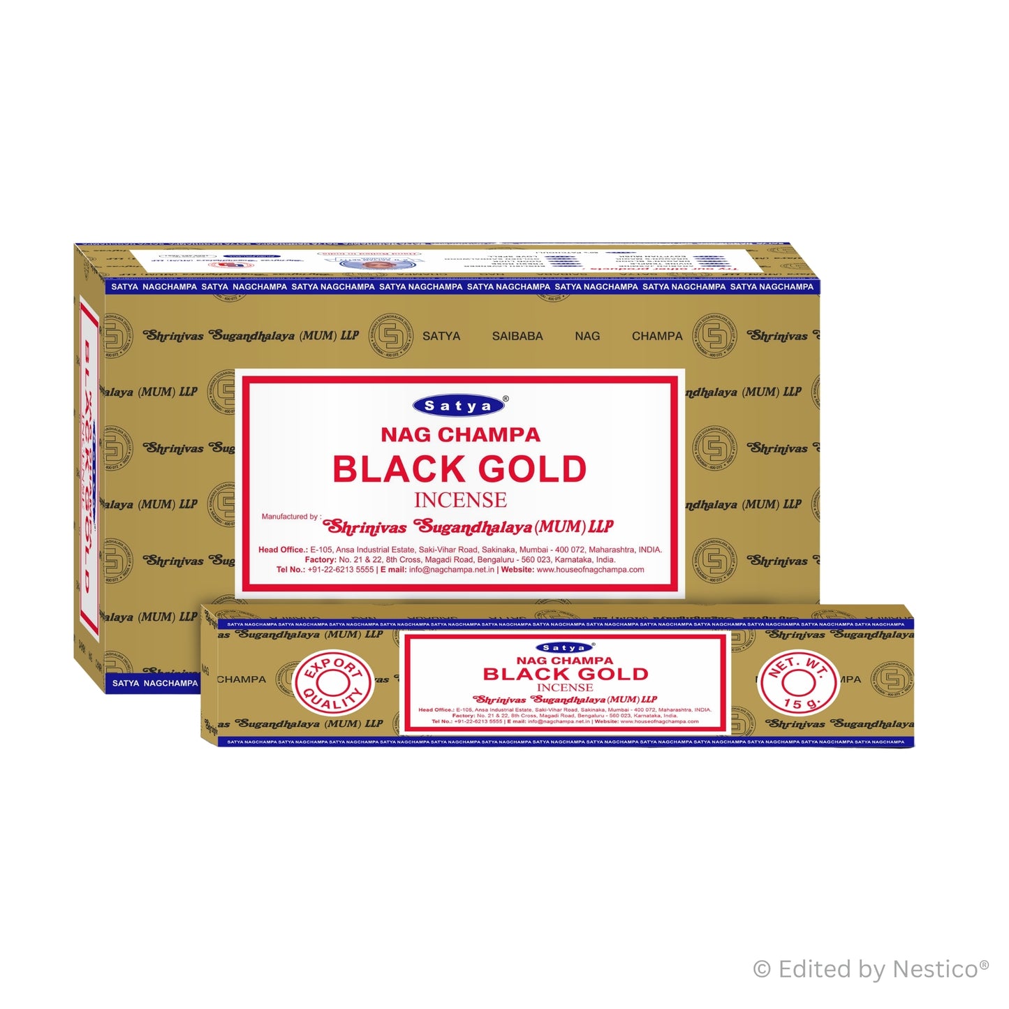 Black Gold - Satya Incense Sticks