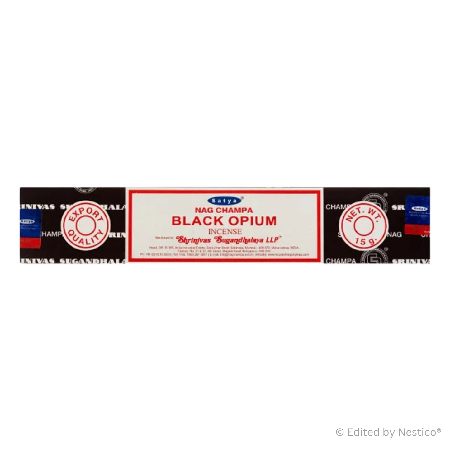 Black Opium - Satya Incense Sticks
