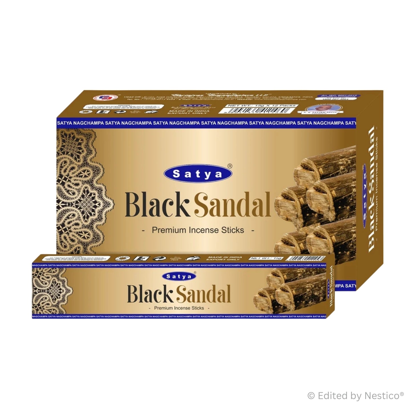 Black Sandal - Satya Incense Sticks