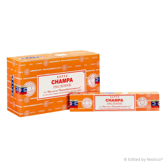 Champa - Satya Incense Sticks 15g x 12 Pack