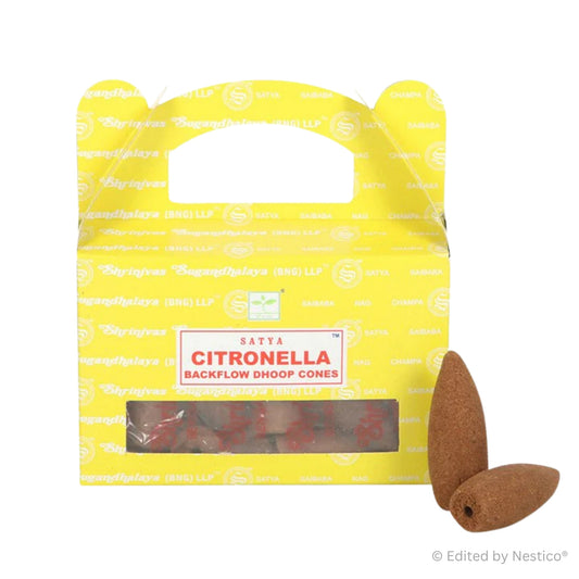 Citronella - Satya Backflow Incense Cones