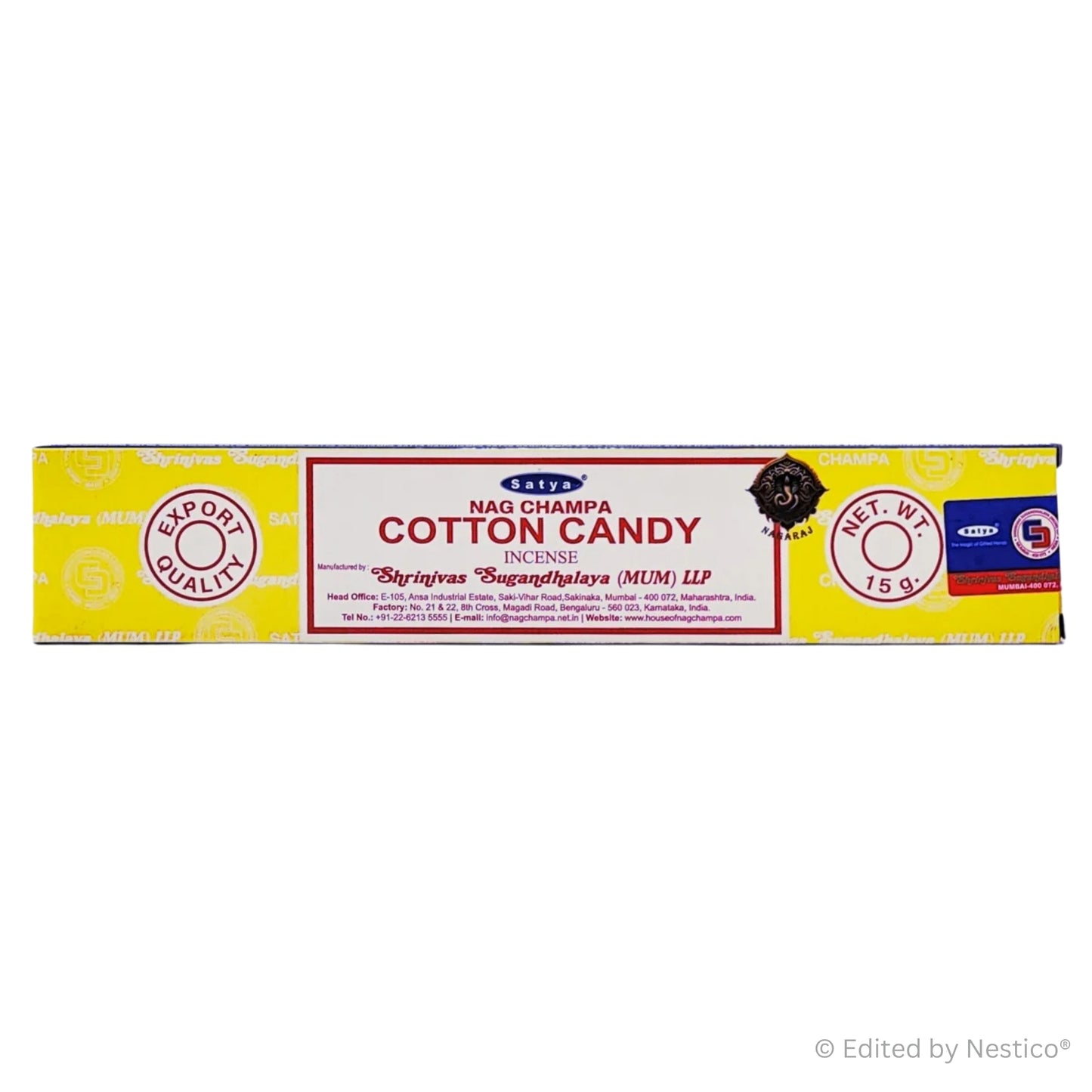 Cotton Candy - Satya Incense Sticks