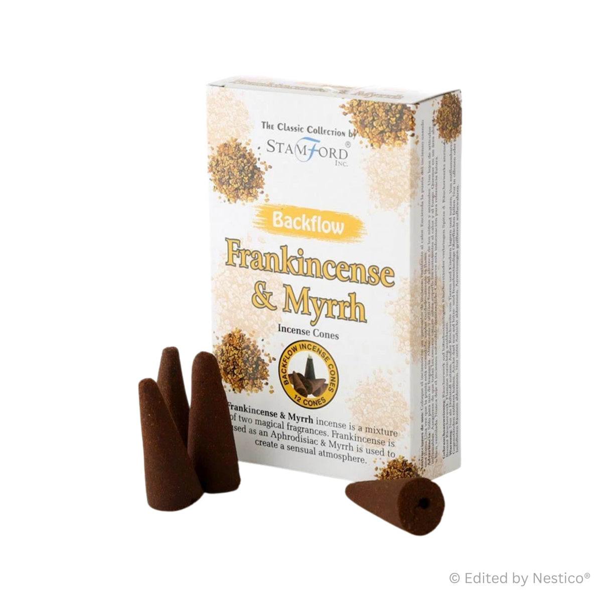 Frankincense & Myrrh - Stamford Backflow Incense Cones