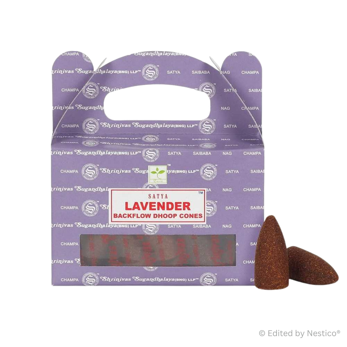 Lavender - Satya Backflow Incense Cones
