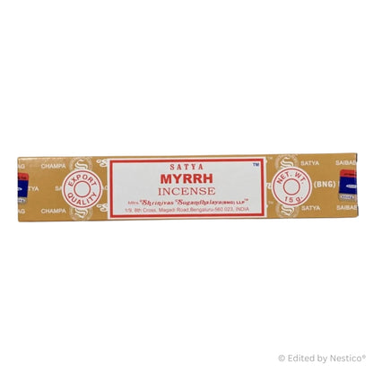 Myrrh - Satya Incense Sticks