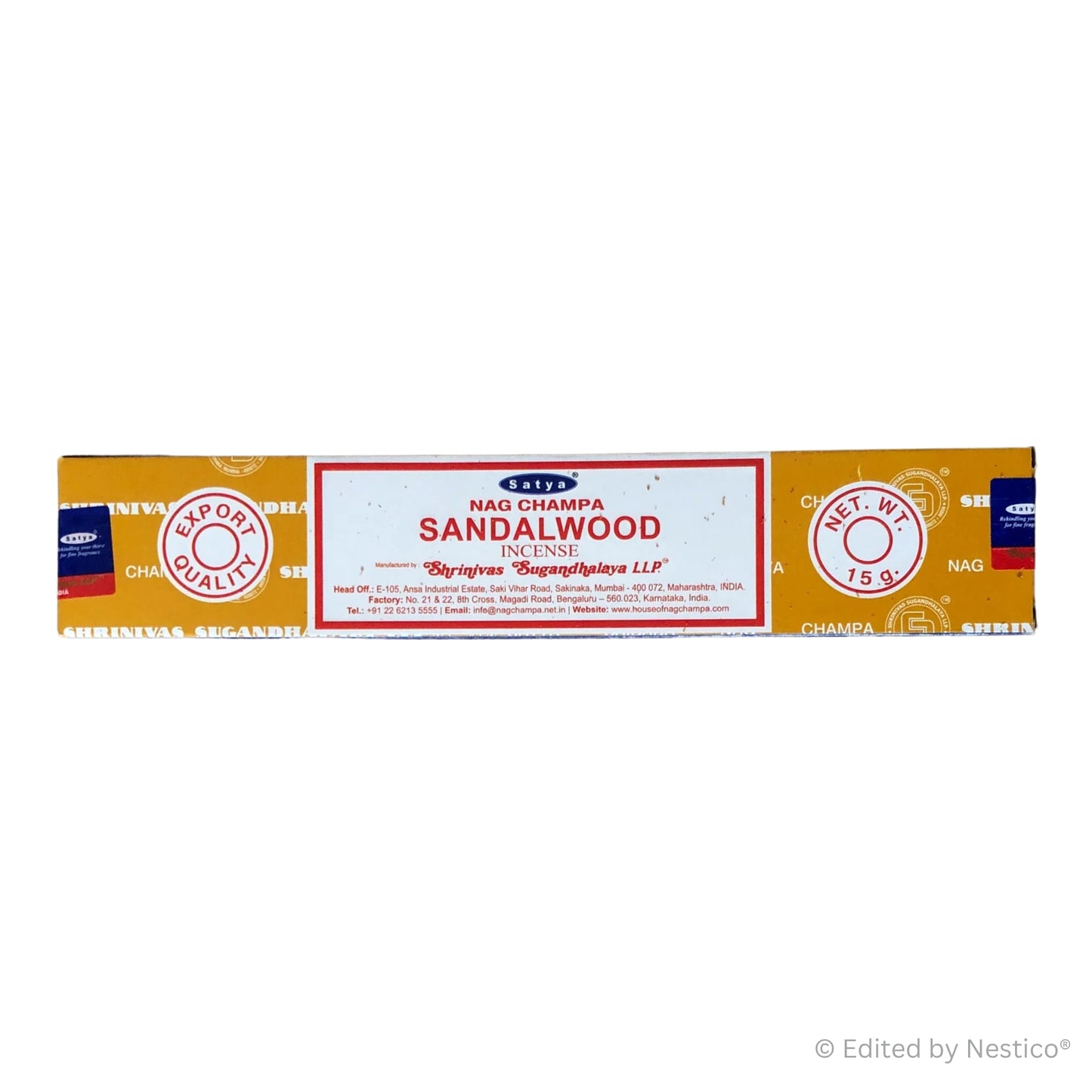 Nag Champa Sandalwood - Satya Incense Sticks
