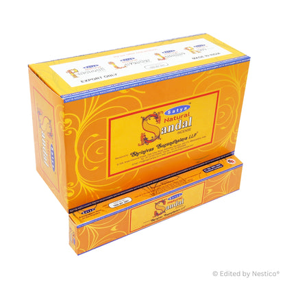 Natural Sandal - Satya Incense Sticks