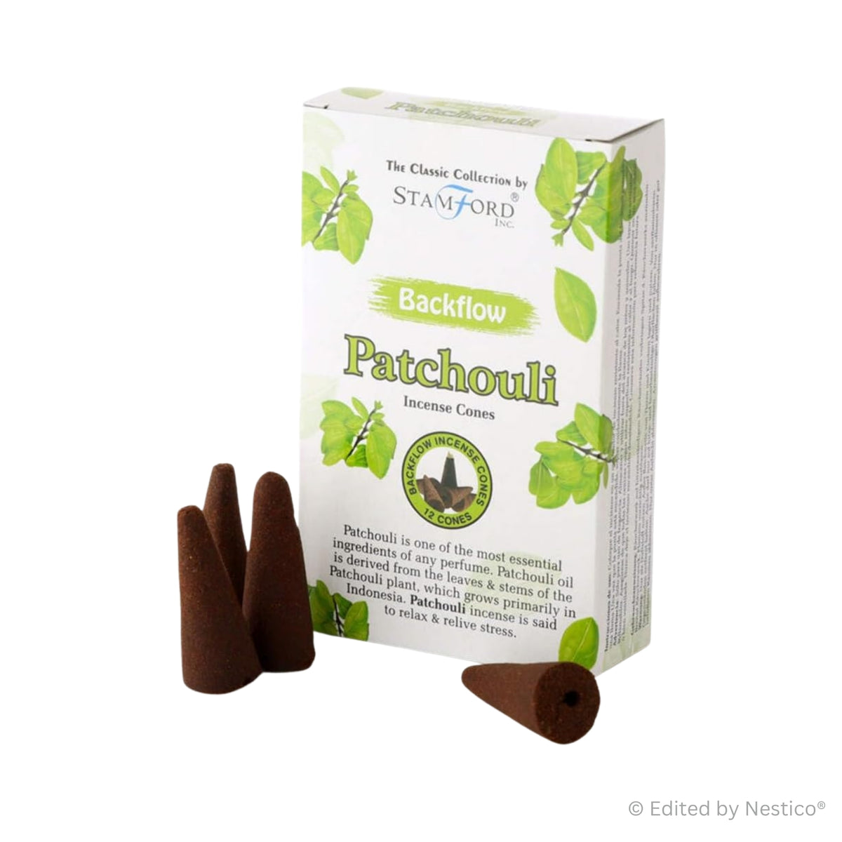 Patchouli - Stamford Backflow Incense Cones