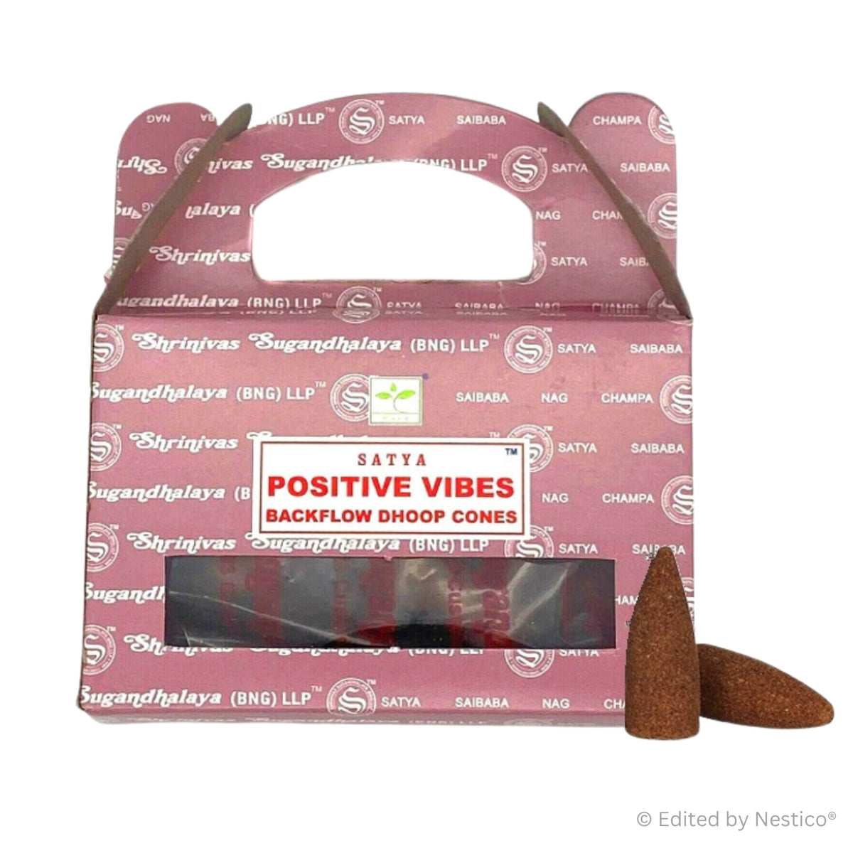 Positive Vibes - Satya Backflow Incense Cones