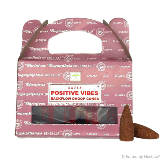 Positive Vibes - Satya Backflow Incense Cones