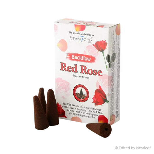 Red Rose - Stamford Backflow Incense Cones