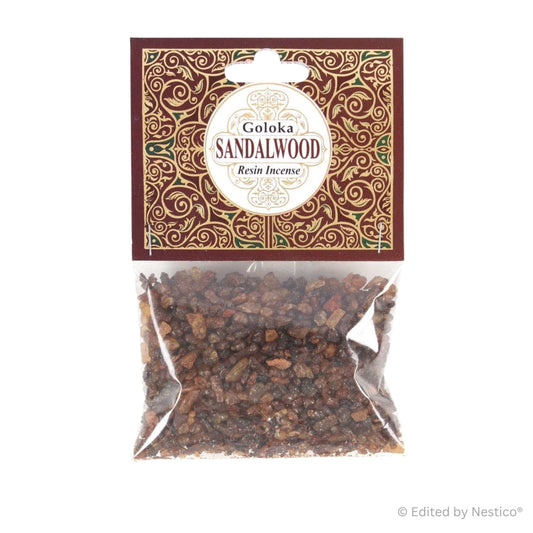 Goloka Sandalwood Resin Incense - 30g