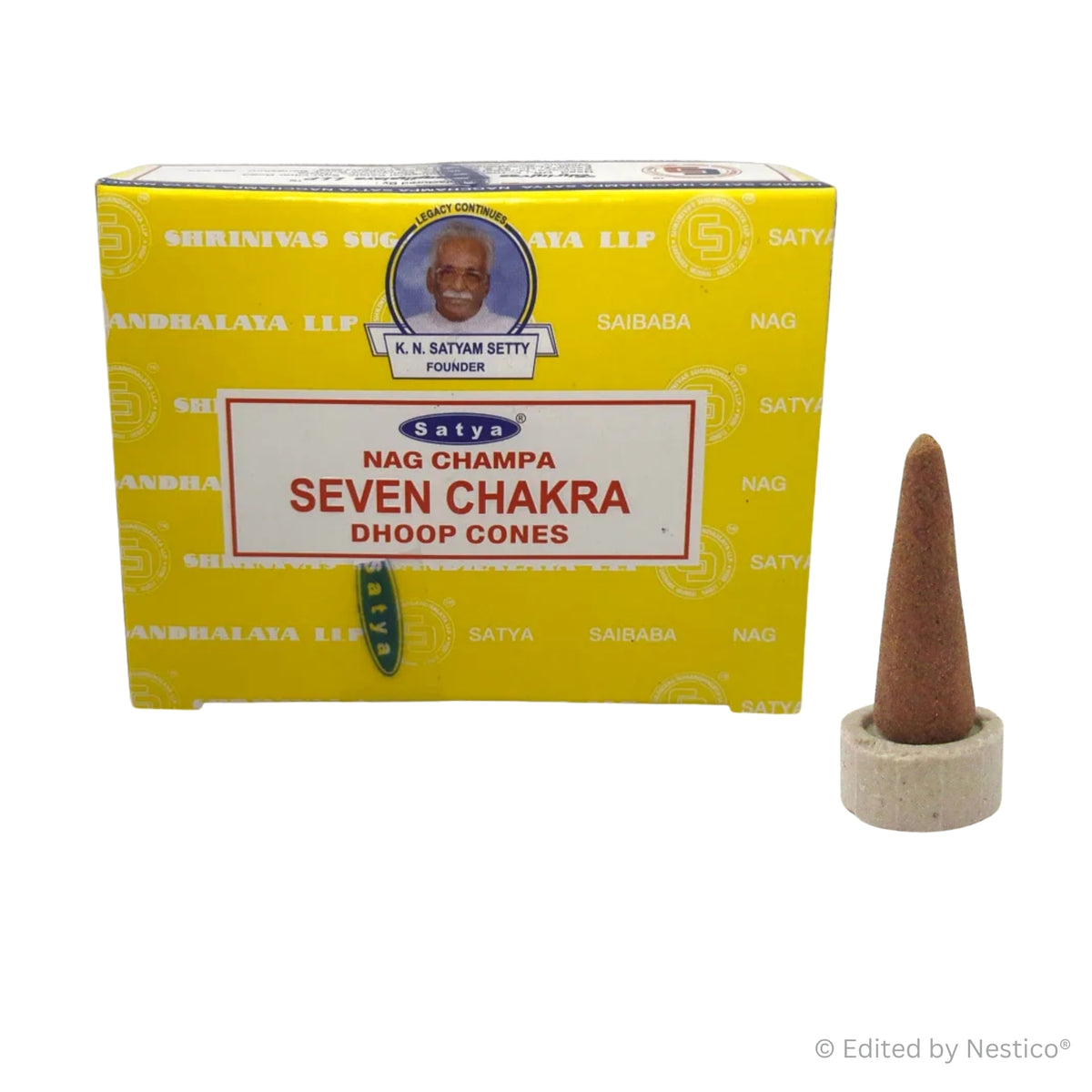Seven Chakra - Satya Incense Cones