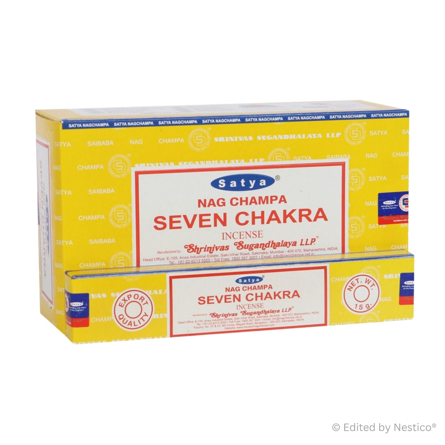 Seven Chakra - Satya Incense Sticks