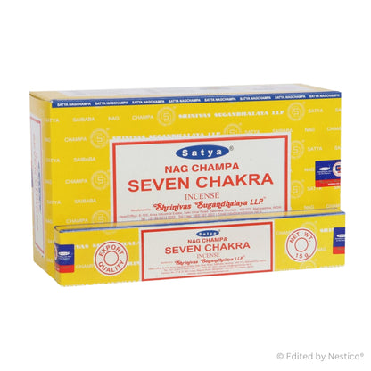 Seven Chakra - Satya Incense Sticks