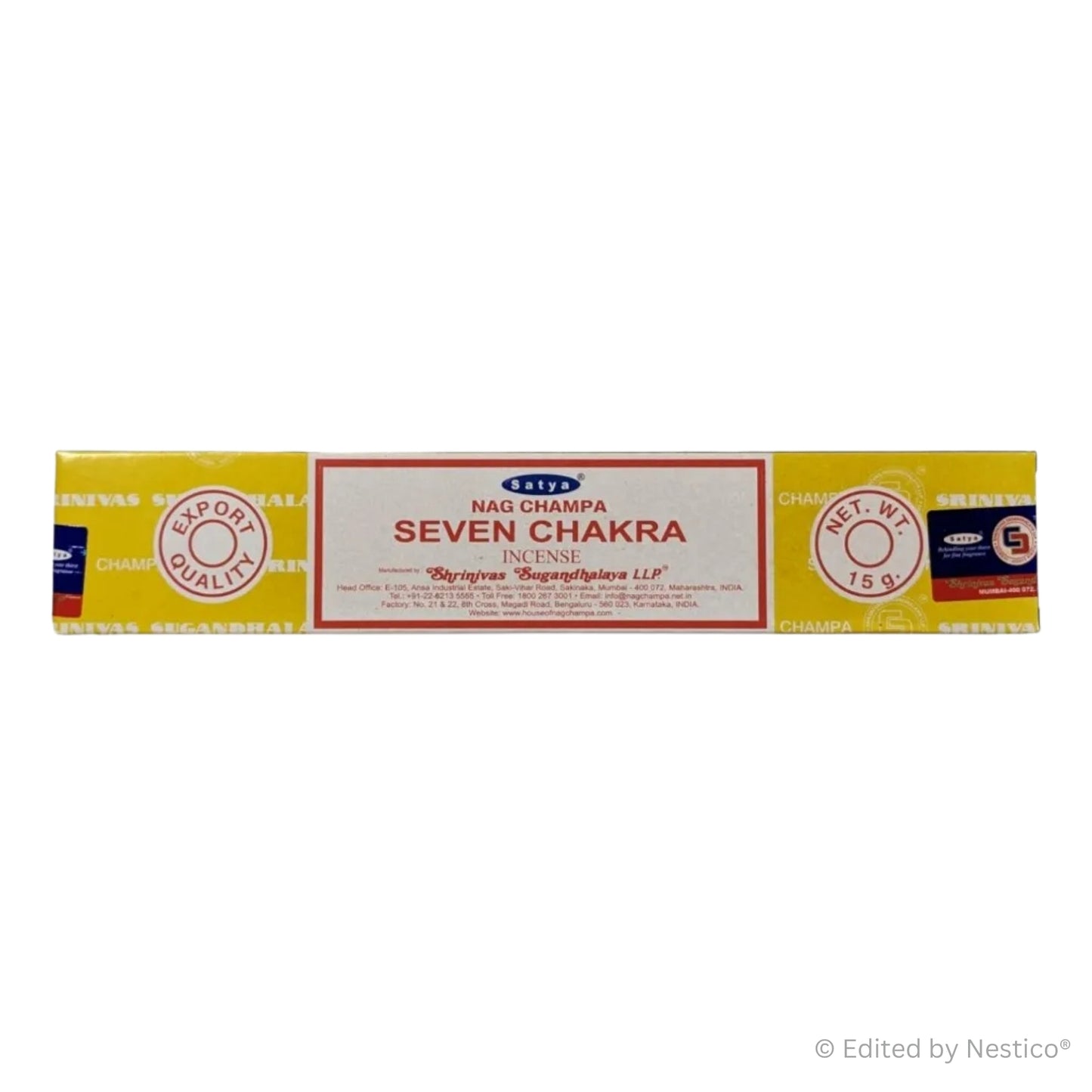 Seven Chakra - Satya Incense Sticks