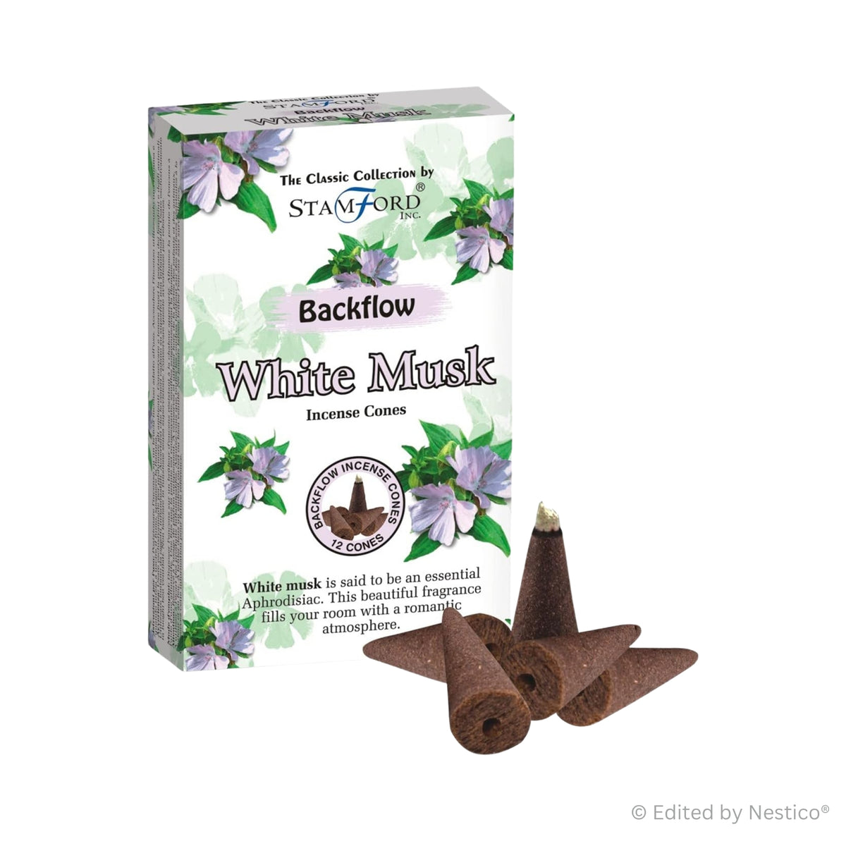 White Musk - Stamford Backflow Incense Cones